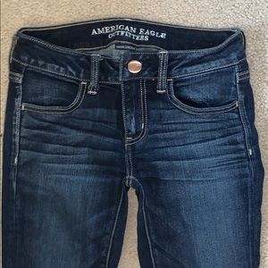 American Eagle super low rise jeggings
